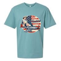 P51 Mustang Airplane S For Wwii Pinup Sueded Cloud Jersey T-Shirt