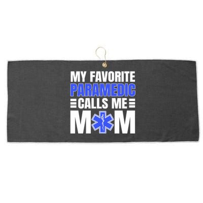 Paramedic Mom Ambulance Attendant Emt Mother's Day Gift Large Microfiber Waffle Golf Towel