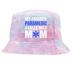 Paramedic Mom Ambulance Attendant Emt Mother's Day Gift Tie-Dyed Bucket Hat