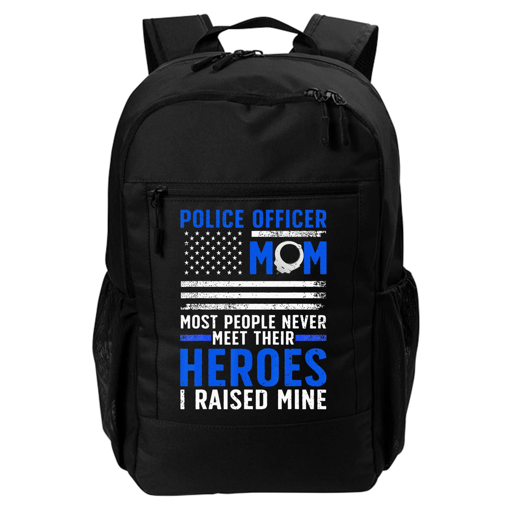 Police Mom Art For Cop Mother Women Police Officer Lovers Backpack
