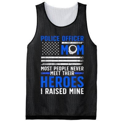 Police Mom Art For Cop Mother Women Police Officer Lovers Mesh Reversible Basketball Jersey Tank