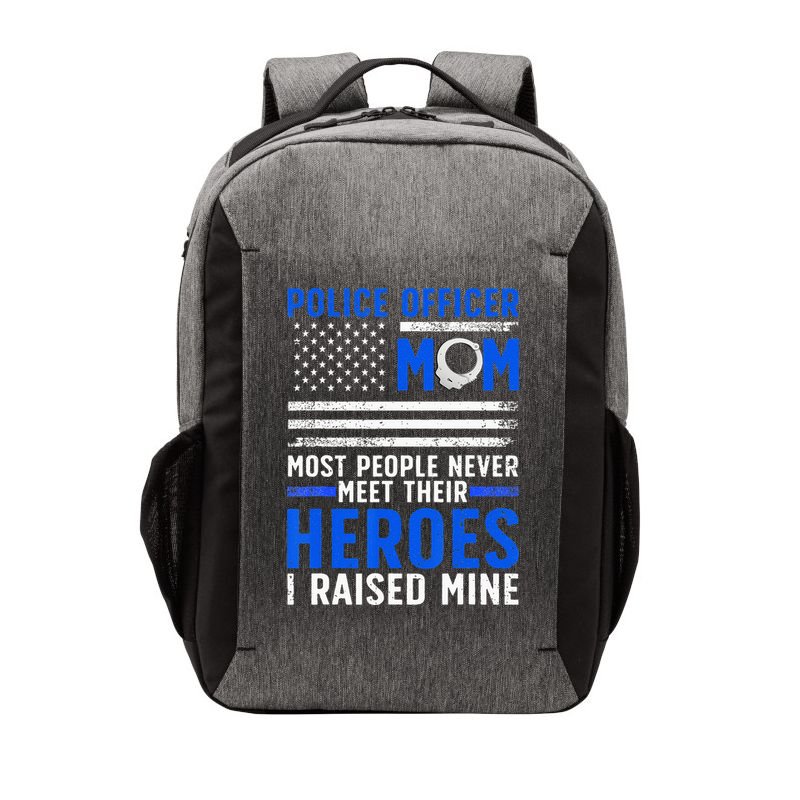 Police Mom Art For Cop Mother Women Police Officer Lovers Vector Backpack