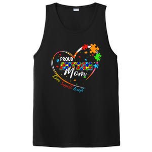 Proud Mom Autism Awareness Family Matching Tee Heart Puzzle Cute Gift PosiCharge Competitor Tank