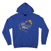 Proud Mom Autism Awareness Family Matching Tee Heart Puzzle Cute Gift Hoodie