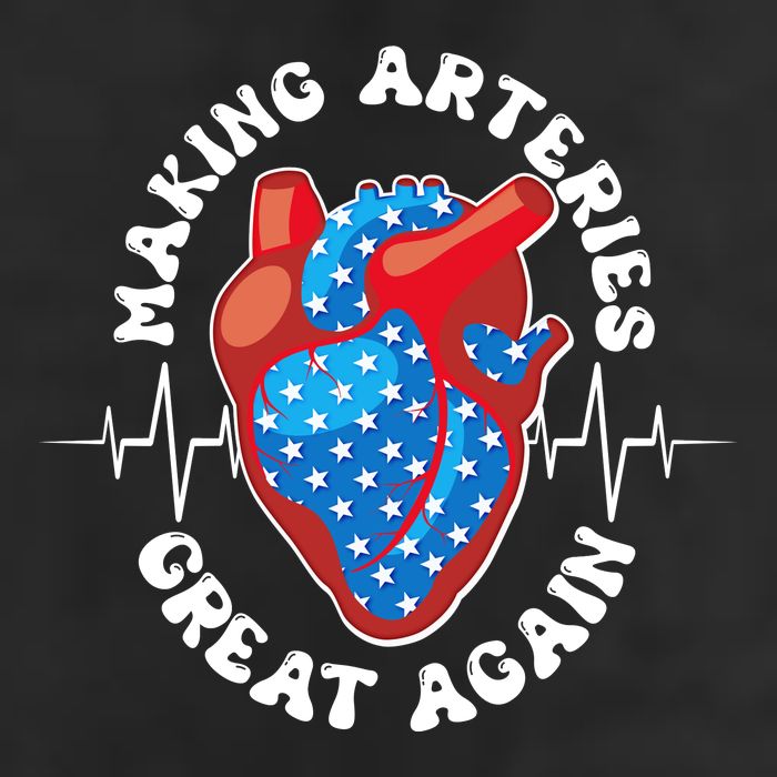 Patriotic Making Arteries Great Again Heart Health Adult Drive Performance Visor