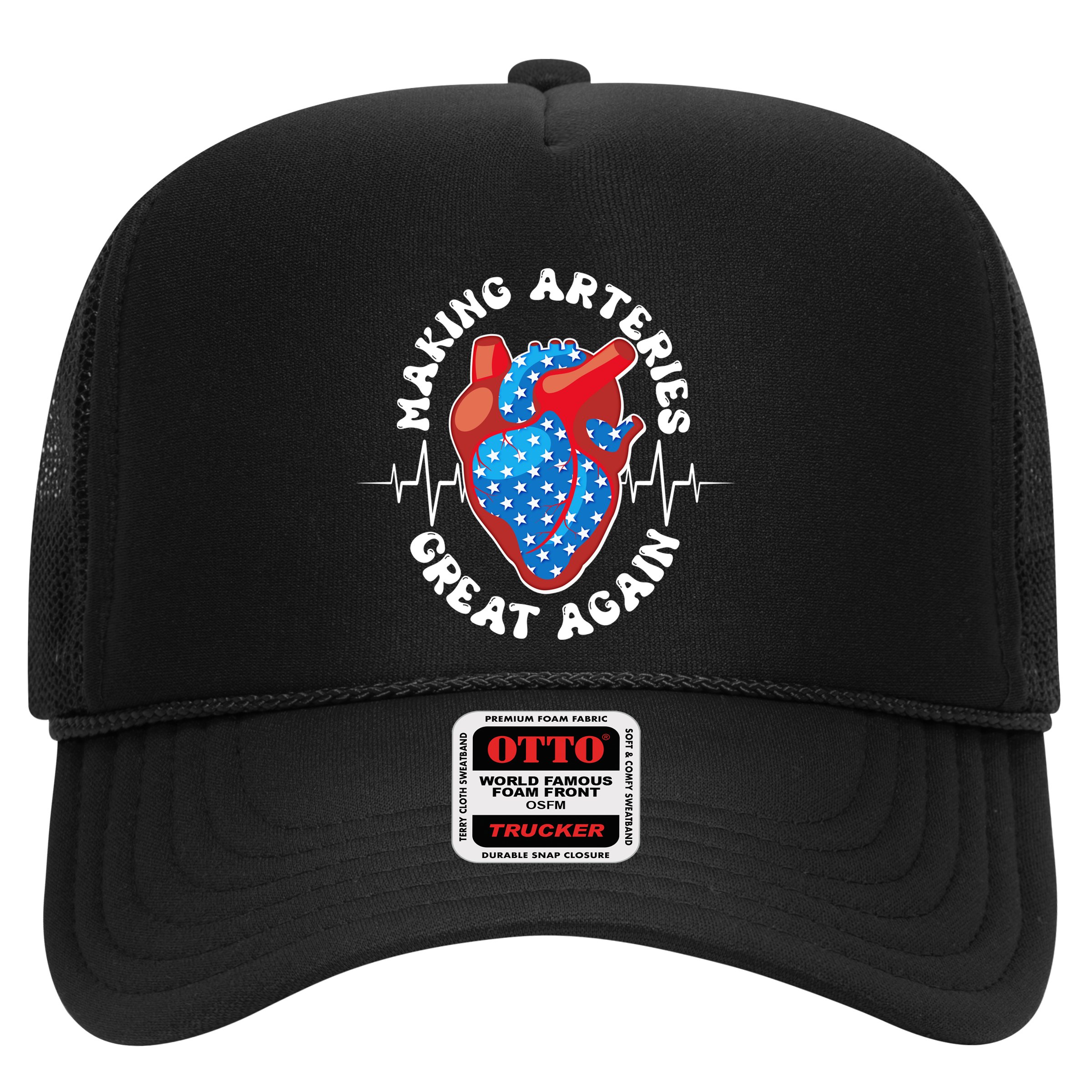 Patriotic Making Arteries Great Again Heart Health Hat