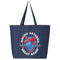 Patriotic Making Arteries Great Again Heart Health 25L Jumbo Tote