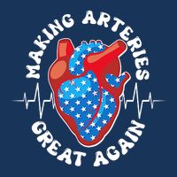 Patriotic Making Arteries Great Again Heart Health Kids T-Shirt