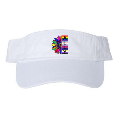 Pride Month Ally Rainbow Sunflower Visor