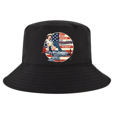 P51 Mustang Airplane Wwii Pinup Cool Comfort Performance Bucket Hat