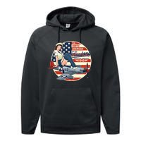 P51 Mustang Airplane Wwii Pinup Performance Fleece Hoodie