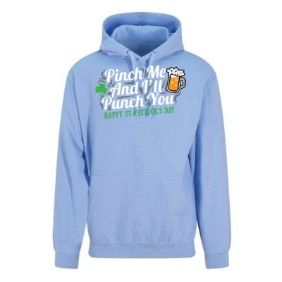 Pinch Me And I'll Punch You HAPPY ST.PATRICK'S DAY Unisex Surf Hoodie