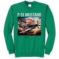 P51 Mustang American Ww2 Fighter Airplane P51 Mustang Sweatshirt