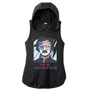 Pour Me Another Beer Funny 4th Of July Ladies PosiCharge Tri-Blend Wicking Draft Hoodie Tank