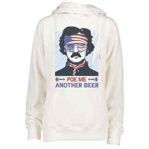 Pour Me Another Beer Funny 4th Of July Womens Funnel Neck Pullover Hood