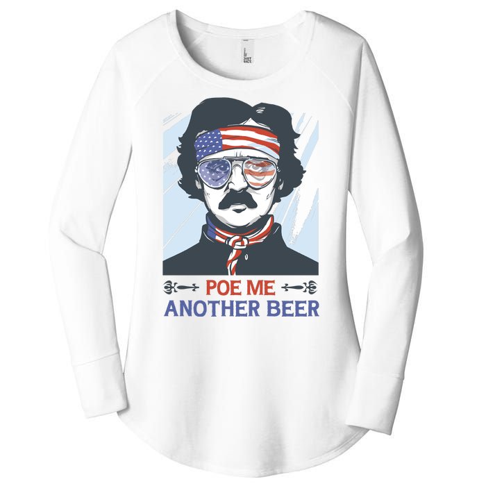 Pour Me Another Beer Funny 4th Of July Women's Perfect Tri Tunic Long Sleeve Shirt