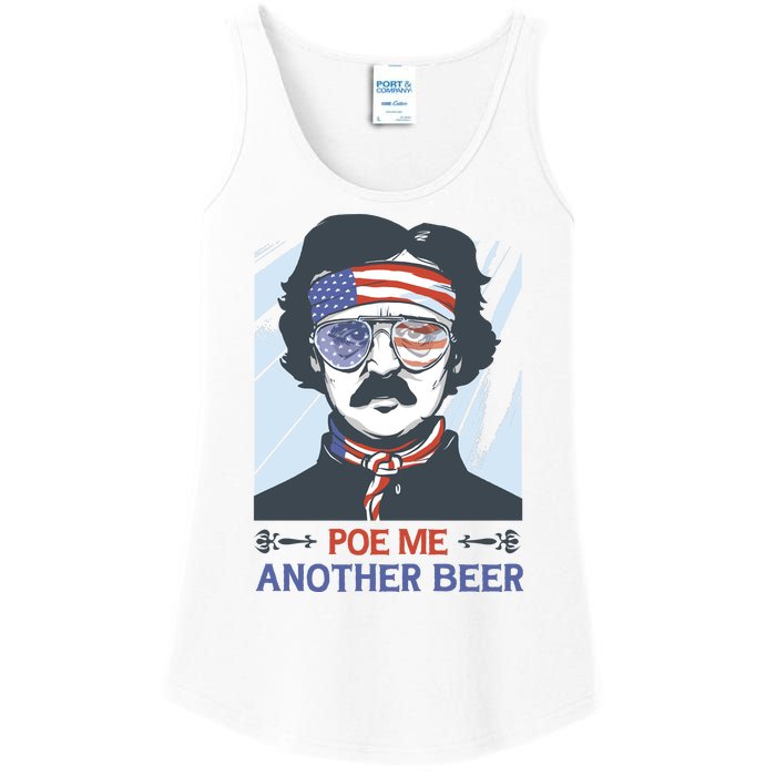 Pour Me Another Beer Funny 4th Of July Ladies Essential Tank