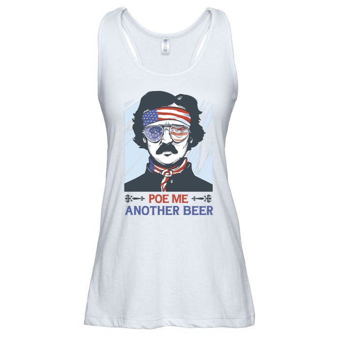 Pour Me Another Beer Funny 4th Of July Ladies Essential Flowy Tank