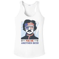 Pour Me Another Beer Funny 4th Of July Ladies PosiCharge Competitor Racerback Tank