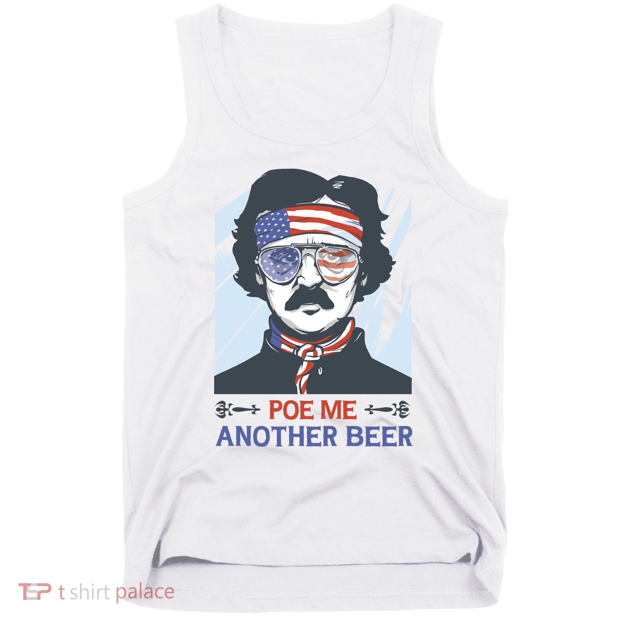 Pour Me Another Beer Funny 4th Of July Tank Top