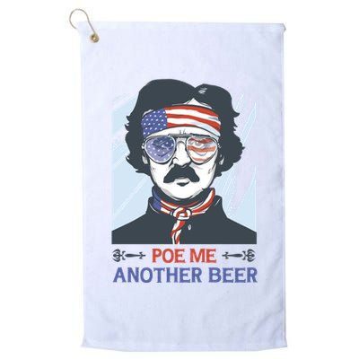 Pour Me Another Beer Funny 4th Of July Golf Towel