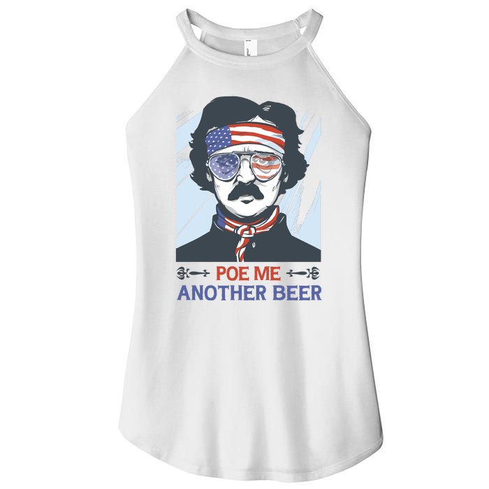 Pour Me Another Beer Funny 4th Of July Women's Perfect Tri Rocker Tank