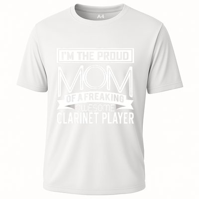 Proud Mom Awesome Clarinet Player Marching Band Mothers Gift Performance Shirt