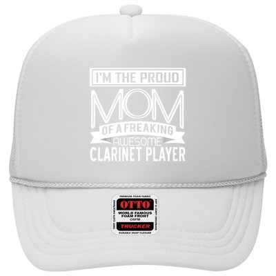 Proud Mom Awesome Clarinet Player Marching Band Mothers Gift Trucker Hat