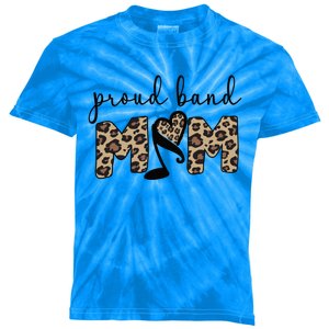 Proud Marching Band Mom Of A Marching Band Member Gift Kids Tie-Dye T-Shirt