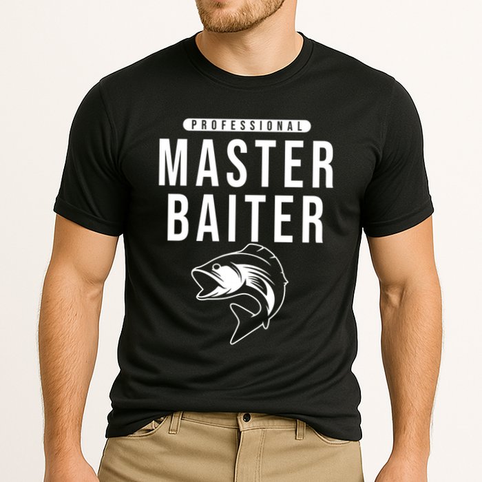 Professional Master Baiter Fishing Cooling Performance Crew T-Shirt