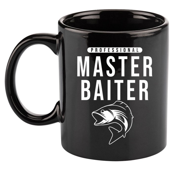 Professional Master Baiter Fishing 11oz C Handle Ceramic Mug