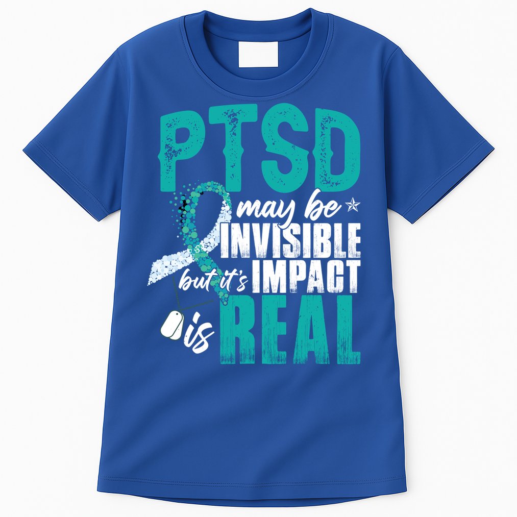 Ptsd May Be Invisible Ptsd Awareness Month Cool Gift Tall T-Shirt