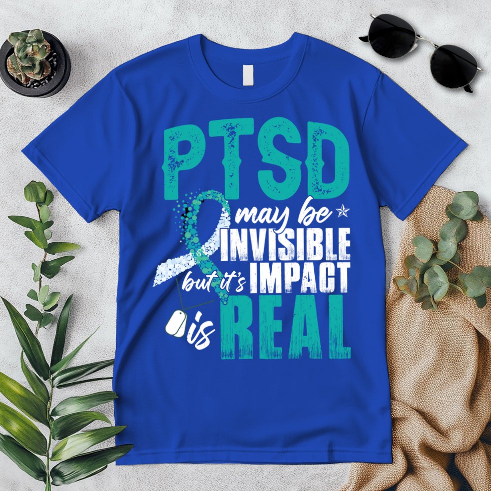 Ptsd May Be Invisible Ptsd Awareness Month Cool Gift Premium T-Shirt