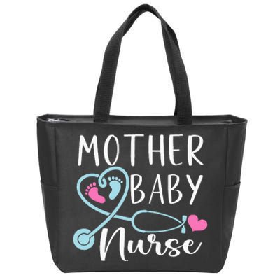 Postpartum Mother Baby Nurse Mom Baby Postpartum Nursing Zip Tote Bag