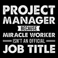 Project Manager Because Miracle Worker IsnT Job Title Wool Snapback Cap