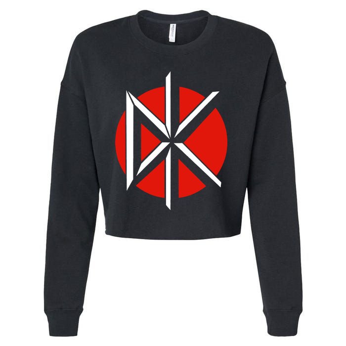 Punk Music Band By Rock Off Cropped Pullover Crew