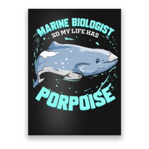 Porpoise Marine Biologist Gift for Marine Biology Scientist Poster