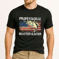 Professional Master Baiter Retro American Flag Cooling Performance Crew T-Shirt
