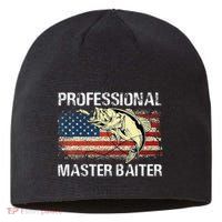 Professional Master Baiter Retro American Flag Sustainable Beanie
