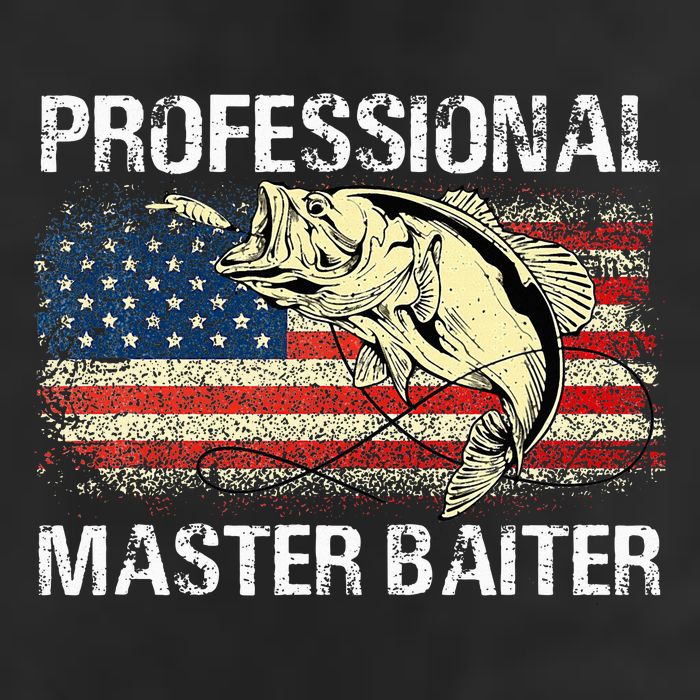 Professional Master Baiter Retro American Flag Golf Towel
