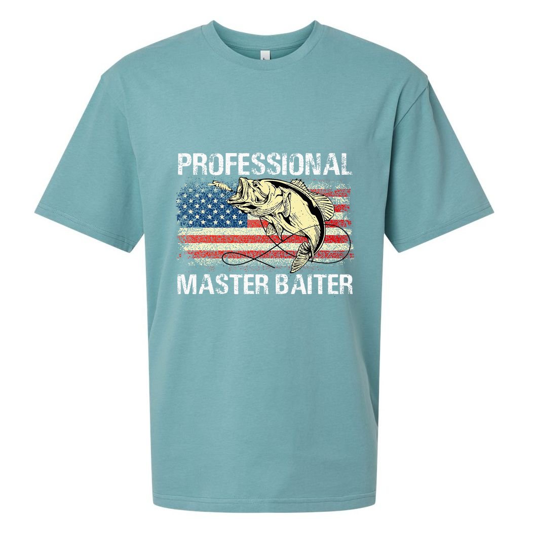 Professional Master Baiter Retro American Flag Sueded Cloud Jersey T-Shirt