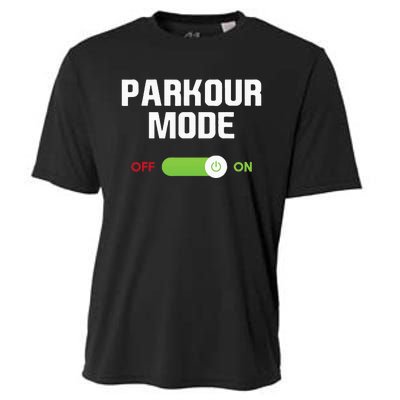 Parkour Mode Backflip Freerunning Urban Gymnastic Cooling Performance Crew T-Shirt