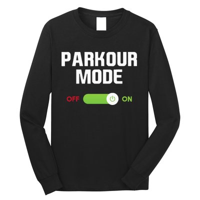 Parkour Mode Backflip Freerunning Urban Gymnastic Long Sleeve Shirt