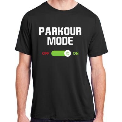 Parkour Mode Backflip Freerunning Urban Gymnastic Adult ChromaSoft Performance T-Shirt