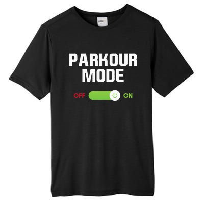 Parkour Mode Backflip Freerunning Urban Gymnastic Tall Fusion ChromaSoft Performance T-Shirt