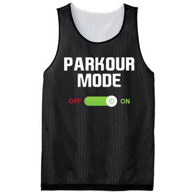 Parkour Mode Backflip Freerunning Urban Gymnastic Mesh Reversible Basketball Jersey Tank