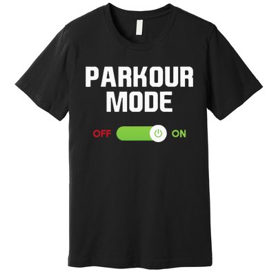 Parkour Mode Backflip Freerunning Urban Gymnastic Premium T-Shirt