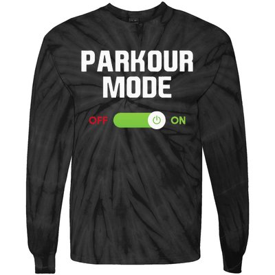 Parkour Mode Backflip Freerunning Urban Gymnastic Tie-Dye Long Sleeve Shirt