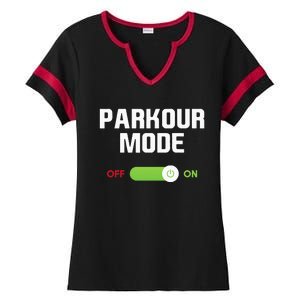 Parkour Mode Backflip Freerunning Urban Gymnastic Ladies Halftime Notch Neck Tee