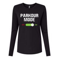 Parkour Mode Backflip Freerunning Urban Gymnastic Womens Cotton Relaxed Long Sleeve T-Shirt